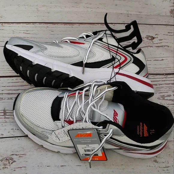Avia Shoes Avia Mens Enduropro Comfort Insole Athletic Shoes White Maroon Size Poshmark